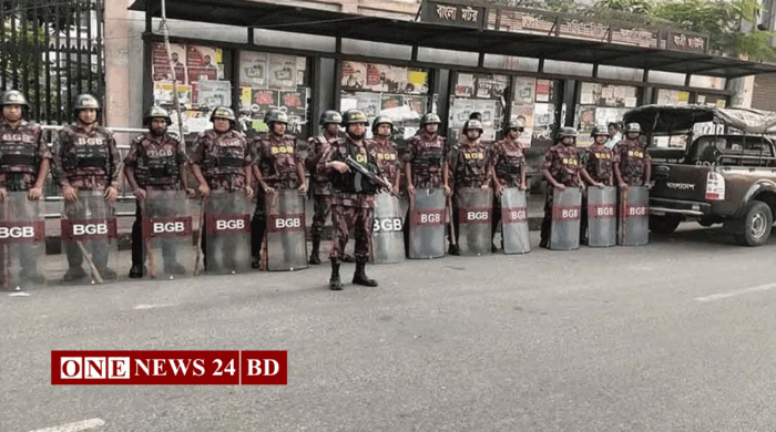 রাজধানীর গুরুত্বপূর্ণ স্থানে বিজিবি মোতায়েন