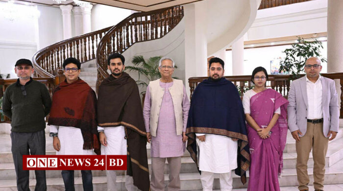 জাতীয় নাগরিক পার্টির প্রতিনিধি দলের সঙ্গে প্রধান উপদেষ্টার বৈঠক