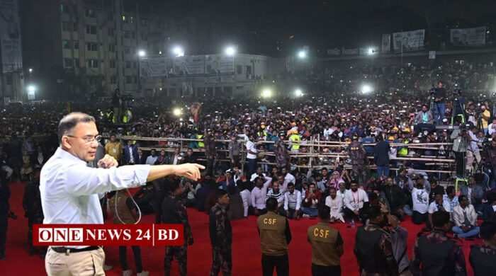 দেশকে পুনর্নির্মাণ করতে হলে গণতন্ত্রকে প্রতিষ্ঠিত করতে হবে: তারেক রহমান