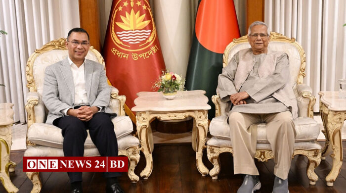 তারেক রহমানকে প্রধান উপদেষ্টার অভিনন্দন বার্তা