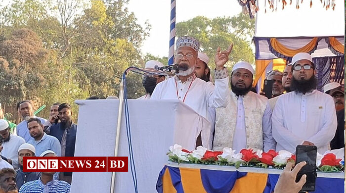 তাড়াইলে জামায়াত প্রার্থীর শেষ জনসভা নরসুন্দা নদী পুনরুজ্জীবনসহ উন্নয়নের প্রতিশ্রুতি ডা. জেহাদ খানের