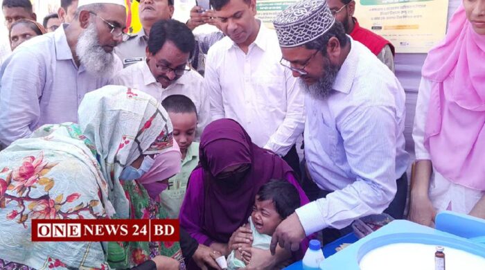 নওগাঁয় হাম-রুবেলা টিকাদান ক্যাম্পেইন শুরু