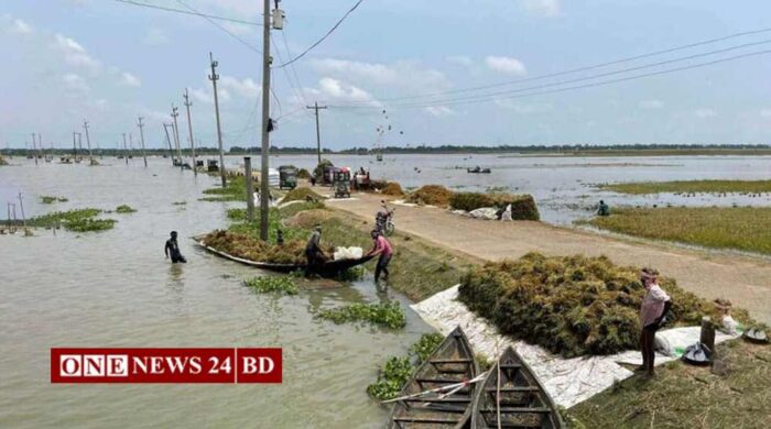 হাওরাঞ্চলে বন্যা পরিস্থিতির উন্নতি, কিছু নদী এখনও বিপৎসীমার ওপরে