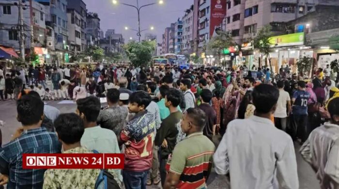 রামিসা হত্যার বিচারের দাবিতে কালশীতে সড়ক অবরোধ