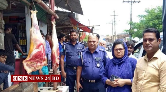 কটিয়াদীতে পঁচা গরুর মাংস বিক্রির অভিযোগে ব্যবসায়ীকে ৫০ হাজার টাকা জরিমানা