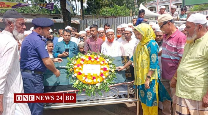 রাষ্ট্রীয় মর্যাদায় দাফন সম্পন্ন হলো বীর মুক্তিযোদ্ধা মো. সিরাজুল ইসলামের