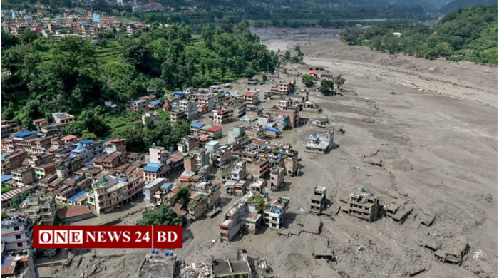 ভয়াবহ বন্যায় তছনছ নেপালের রসুয়া, নিহত বেড়ে ৯৫