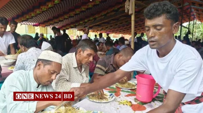 মৃত্যুর আগেই নিজের ‘চল্লিশা’, ৫ হাজার মানুষের ভোজ করালেন হোসেনপুরের রফিকুল