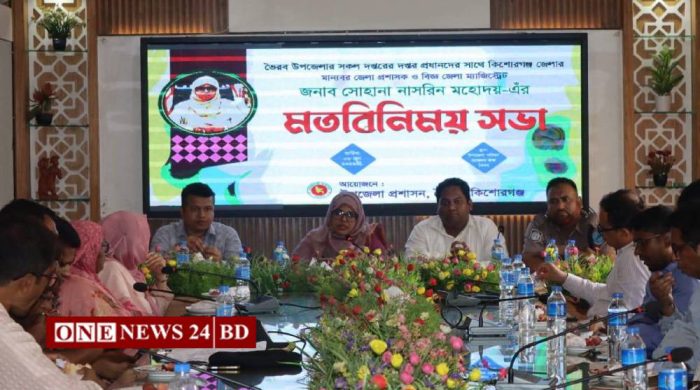 ভৈরবে বিভিন্ন অফিস পরিদর্শন করলেন জেলা প্রশাসক